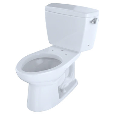 Click here to see Toto CST744SR#01 TOTO Drake Two-Piece Elongated 1.6 GPF Toilet with Right-Hand Trip Lever, Cotton White - CST744SR#01