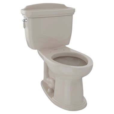 Click here to see Toto CST754SF#03 Toto Dartmouth Two-Piece Elongated 1.6 GPF Universal Height Toilet, Bone - CST754SF#03