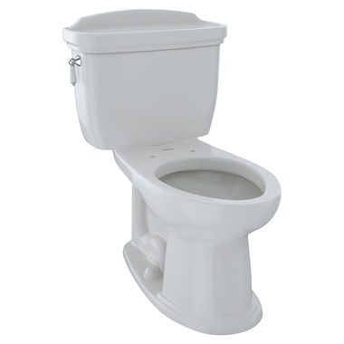 Click here to see Toto CST754SF#11 Toto Dartmouth Two-Piece Elongated 1.6 GPF Universal Height Toilet, Colonial White - CST754SF#11