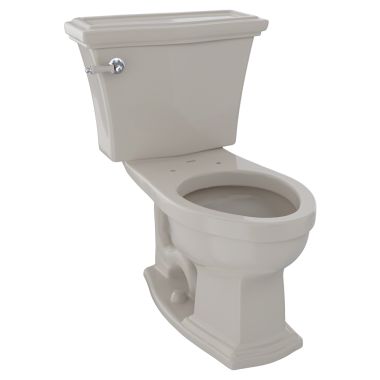 Click here to see Toto CST784SF#03 TOTO Clayton Two-Piece Elongated 1.6 GPF Universal Height Toilet, Bone - CST784SF#03