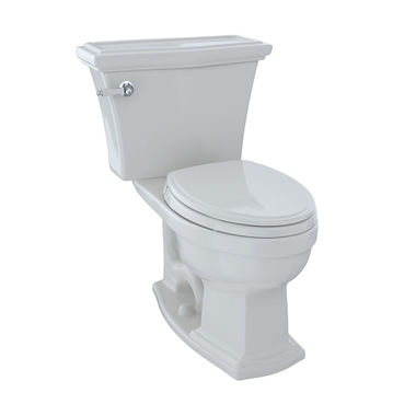 Click here to see Toto CST784SF#11 Toto Clayton Two-Piece Elongated 1.6 GPF Universal Height Toilet, Colonial White -CST784SF#11