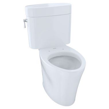 Click here to see Toto CST794SF#01 TOTO Nexus Two-Piece Elongated 1.6 GPF Universal Height Skirted Design Toilet, Cotton White - CST794SF#01