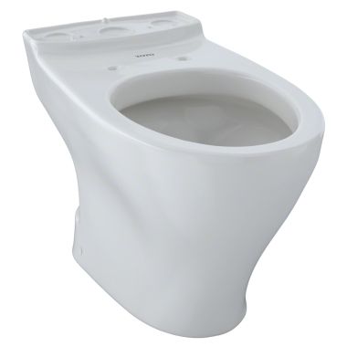 Click here to see Toto CT412F#11 Toto Aquia Universal Height Elongated Skirted Toilet Bowl, Colonial White - CT412F#11
