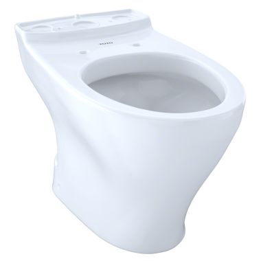 Click here to see Toto CT416#01 Toto CT416#01 Aquia II Elongated Skirted Toilet Bowl - Cotton White 