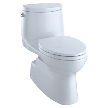 Click here to see Toto MS614114CEFG#01 Toto MS614114CEFG#01 Carlyle II One-Piece Elongated Toilet, 1.28 GPF - Cotton White