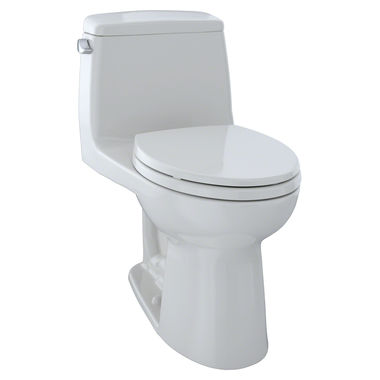 Click here to see Toto MS854114#11 TOTO Ultimate One-Piece Elongated Bowl Toilet with SoftClose Seat, Power Gravity, 1.6 GPF, Colonial White - MS854114#11