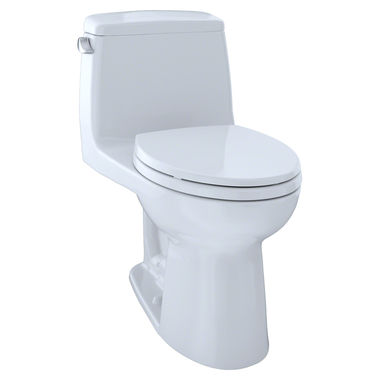 Click here to see Toto MS854114ELG#01 Toto MS854114ELG#01 UltraMax One-Piece Elongated Toilet, 1.28 gpf, ADA, Cotton White