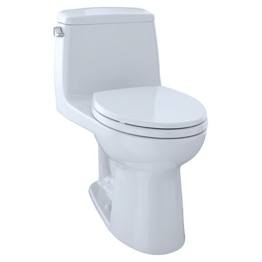 Click here to see Toto MS854114SG#01 Toto MS854114SG#01 UltraMax One-Piece Elongated Toilet, 1.6 GPF - Cotton White 