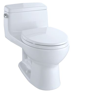 Click here to see Toto MS863113E#01 Toto MS863113E#01 Cotton White Eco Supreme One-Piece Round Bowl Toilet