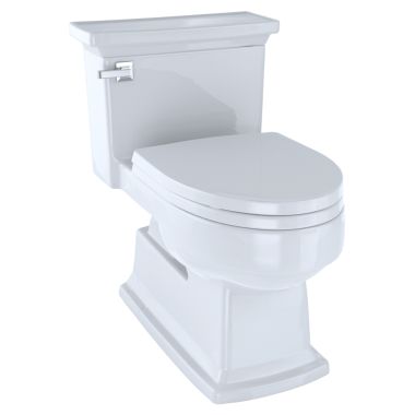 Click here to see Toto MS934214EF#01 TOTO Eco Lloyd  One-Piece Elongated 1.28 GPF Universal Height Skirted Toilet, Cotton White - MS934214EF#01