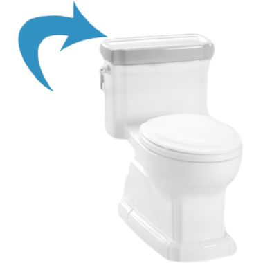 Click here to see Toto TCU974CR#04 Toto TCU974CR#04 Chrome 1 Piece Toilet Tank Lid for Guinevere Toilet