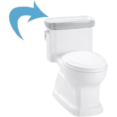 Click here to see Toto TCU974CR#11 Toto TCU974CR#11 Colonial White Toilet Tank Lid for Guinevere Toilet