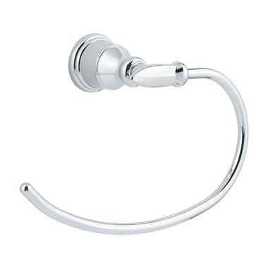 Click here to see Pfister BRB-CB0C Pfister Avalon Wall Mounted Towel Ring, 9-116 inches, Metal Constructed, Polished Chrome - BRB-CB0C