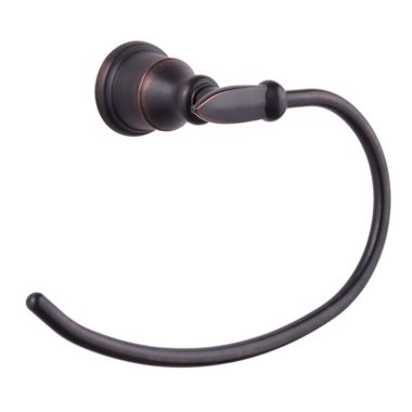 Click here to see Pfister BRB-CB0Y Pfister Avalon Wall Mounted Towel Ring, 9-116 inches, Metal Constructed, Tuscan Bronze - BRB-CB0Y