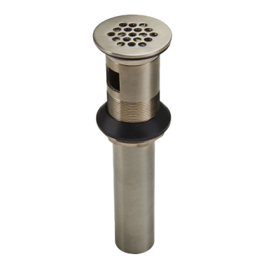 Click here to see Pfister T47-9GSK Pfister T47-9GSK Bathroom Faucet Grid Strainer with Overflow - Brushed Nickel