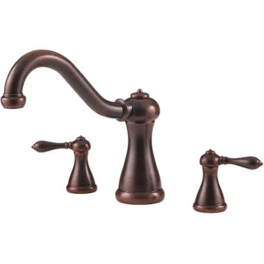 Click here to see Pfister RT6-5MXU Pfister RT6-5MXU Marielle Two-Handle Roman Tub Trim - Rustic Bronze