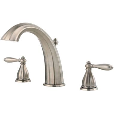 Click here to see Pfister RT6-5RPK Pfister RT6-5RPK Portola Roman Tub Faucet Trim - Brushed Nickel 
