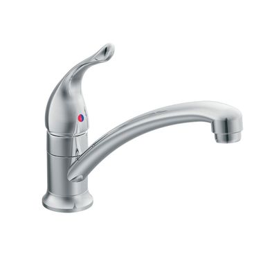 Click here to see Moen 7423 Moen Chateau Single-Handle Low Arc Kitchen Faucet, Chrome - 7423
