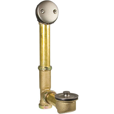 Click here to see Pfister 018-310E Pfister 018-310E Waste and Overflow with Turn Stop - Rustic Pewter