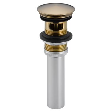 Click here to see Delta 72173-CZ Delta 72173-CZ Push Pop-Up w/ Overflow, Champagne Bronze