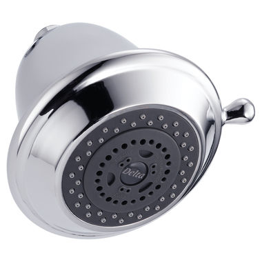 Click here to see Delta RP43381 Delta Universal Showering Premium 3-Setting Shower Head with Touch-Clean Holes, WaterSense, 1.75 GPM, Chrome - RP43381