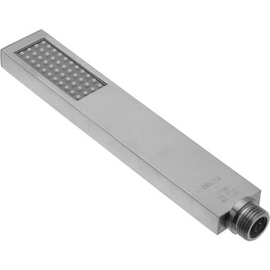 Click here to see Delta RP62954SS Delta Vero Rectangular Roman Tub Hand Shower with Full Spray Pattern and Touch-Clean Nubs, WaterSense, 1.75 GPM, Stainless Steel - RP62954SS