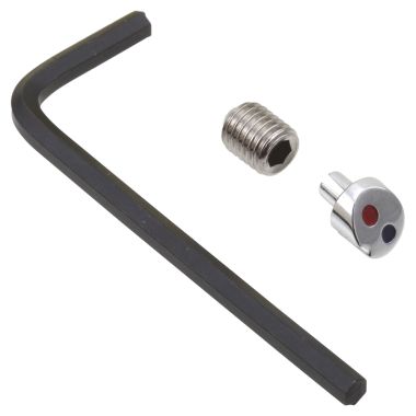 Click here to see Delta RP62776 Delta RP62776 Chrome Set Screw and Handle Button - Replacement Part