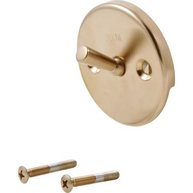 Click here to see Delta RP31555CZ Delta RP31555CZ Overflow Plate & Screws w/ Trip Lever - Champagne Bronze