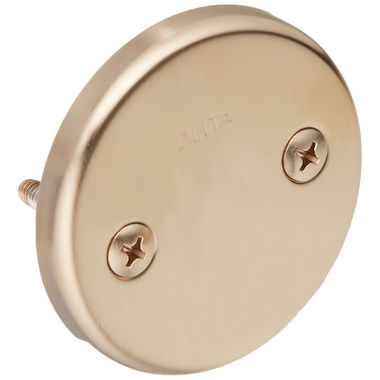 Click here to see Delta RP31556CZ Delta RP31556CZ Overflow Plate & Screws (No Trip Lever) - Champagne Bronze
