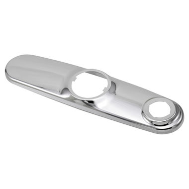 Click here to see Delta RP64076 Delta Linden Chrome Escutcheon for 3353-DST Single-Handle Kitchen Faucet with Side Spray - RP64076