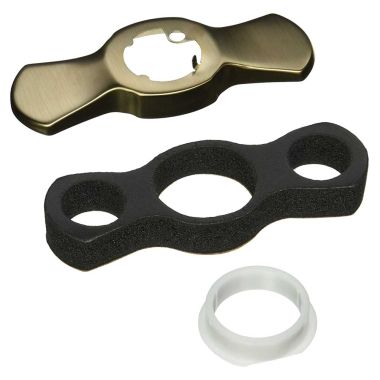 Click here to see Delta RP61046CZ DELTA RP61046CZ PART ESCUTCHEON WITH GASKET CHAMPAGNE BRONZE