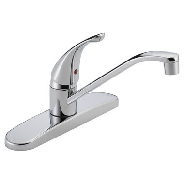 Click here to see Peerless P110LF Peerless Core Single Handle Kitchen Faucet, Chrome - P110LF