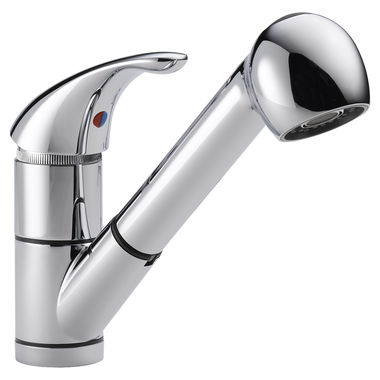 Click here to see Peerless P18550LF Peerless Single Handle Pull-Out Kitchen Faucet, Chrome - P18550LF