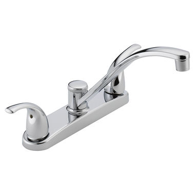 Click here to see Peerless P299208LF Peerless Two Handle Kitchen Faucet, Lever Handles, Chrome - P299208LF