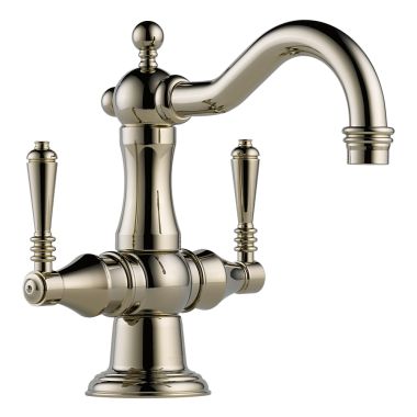 Click here to see Brizo 65136LF-PN Brizo 65136LF-PN Tresa Two-Handle Lavatory Faucet, One Hole Configuration, Polished Nickel