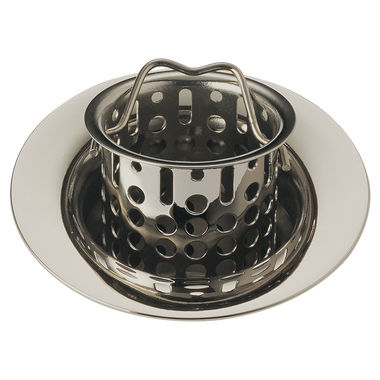 Click here to see Delta 72011-PN Brizo 72011-PN Bar/Prep Sink Flange & Strainer