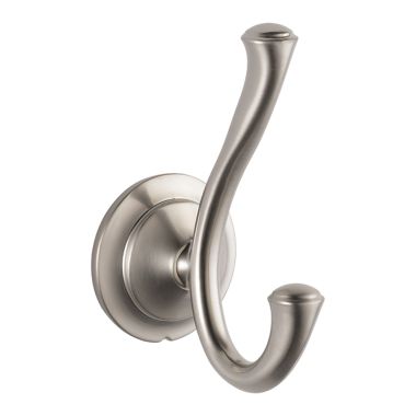 Click here to see Delta 79435-SS Delta Linden Double Robe Hook, Stainless - 79435-SS