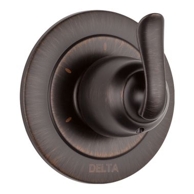 Click here to see Delta T11894-RB Delta Linden 3-Function Diverter Valve Trim, Lever Handle, 2-Port, Venetian Bronze - T11894-RB