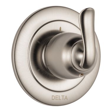 Click here to see Delta T11894-SS Delta Linden 3-Function Diverter Valve Trim, Lever Handle, 2-Port, Stainless Steel - T11894-SS