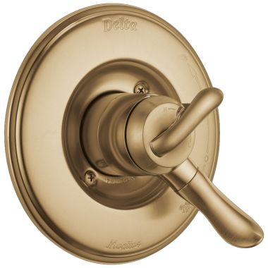 Click here to see Delta T17094-CZ Delta Linden Monitor 17 Series Two-Handle Valve Trim, Lever Handles, Champagne Bronze - T17094-CZ