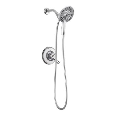 Click here to see Delta T17294-I Delta Linden Monitor 17 Series Two-In-One In2ition Shower Faucet with Volume Control, Two Handles, 1.75 GPM, Lever Handles, Chrome - T17294-I
