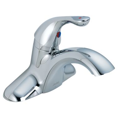 Click here to see Delta 501LF-HDFWW Delta 501LF-HDFWW Foundations Single Handle Centerset Bathroom Faucet, Chrome