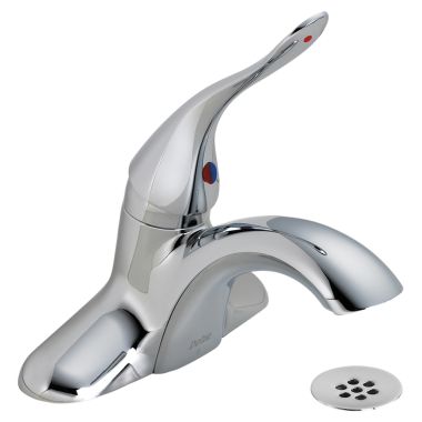 Click here to see Delta 516LF-HDF Delta Commercial 516LF-HDF Single Handle Lavatory Deck Faucet With Grid Strainer