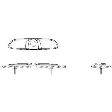 Click here to see Delta 060552A Delta Commercial 060552A 8-Inch Deck Plate for 22C Series Faucets, Chrome