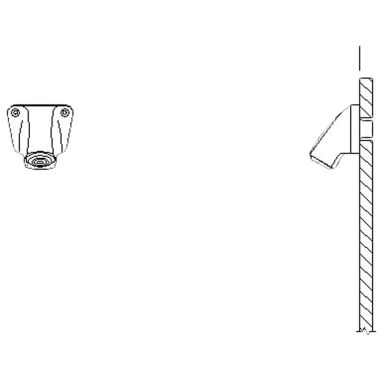 Click here to see Delta 060793A Delta 060793A Commercial Showerhead 30-Degree Wall Mount, Vandal Resistant, 2.0 GPM