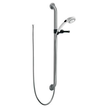Click here to see Delta RPW136HDF Delta RPW136HDF HDF Commercial Push Button Hand Shower w/ 36