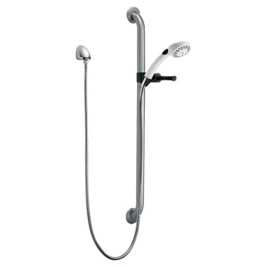 Click here to see Delta RPW336HDF Delta RPW336HDF HDF Commercial Push Button Hand Shower w/ 36