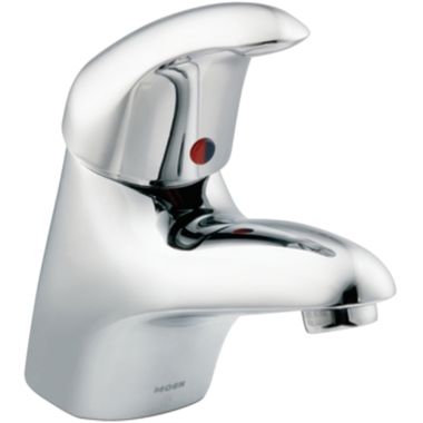 Click here to see Moen 8417 Moen 8417 M-Dura One-Handle Lavatory Faucet, Less Drain, 1 Hole, 2.2 gpm, Chrome
