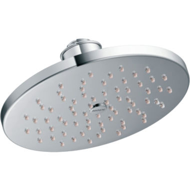 Click here to see Moen S6360EP Moen 8in Single-Function Rainshower Shower Head, Round, Immersion Technology, Eco-Performance, 1.75 GPM, WaterSense, Chrome - S6360EP