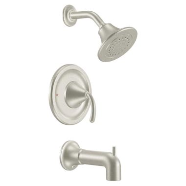 Click here to see Moen TS2143EPBN Moen TS2143EPBN Icon Post-Temp Tub/Shower Trim in Brushed Nickel